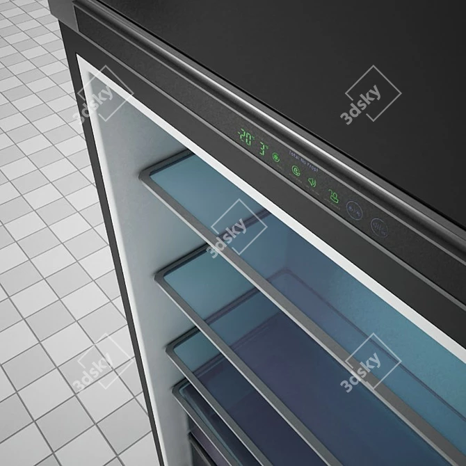 Neff 3DS Max Vray Refrigerator 3D model image 3