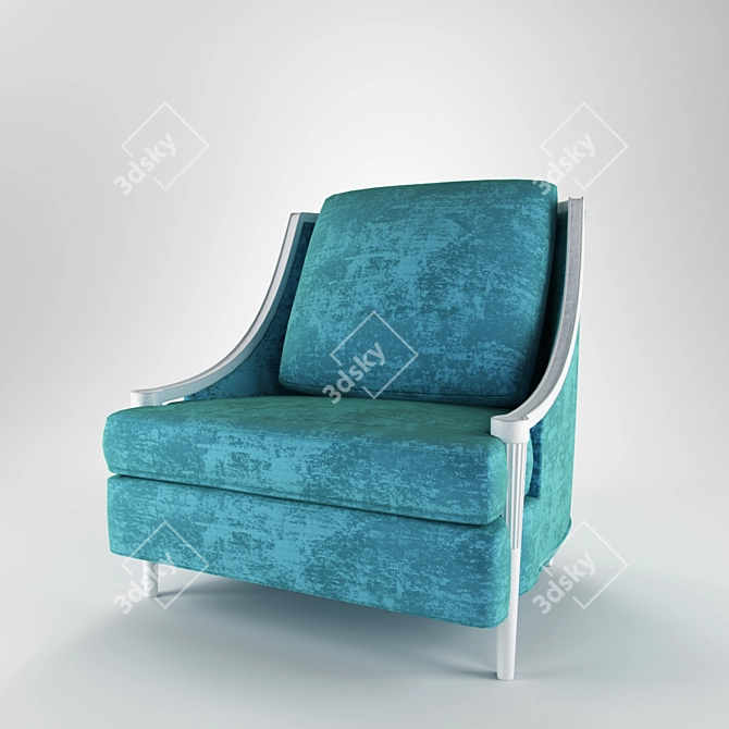 Comfort Bliss Armchair 3D model image 1