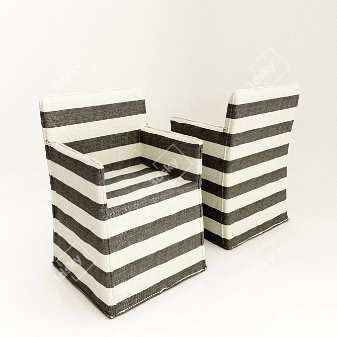 Transparent Phantom Chair 3D model image 1