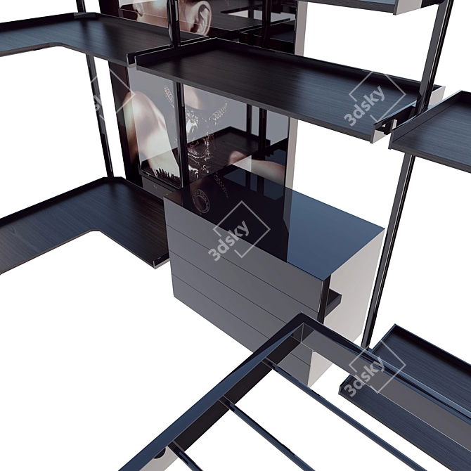 Rimadesio Zenit System: Modernize Your Living Space 3D model image 3