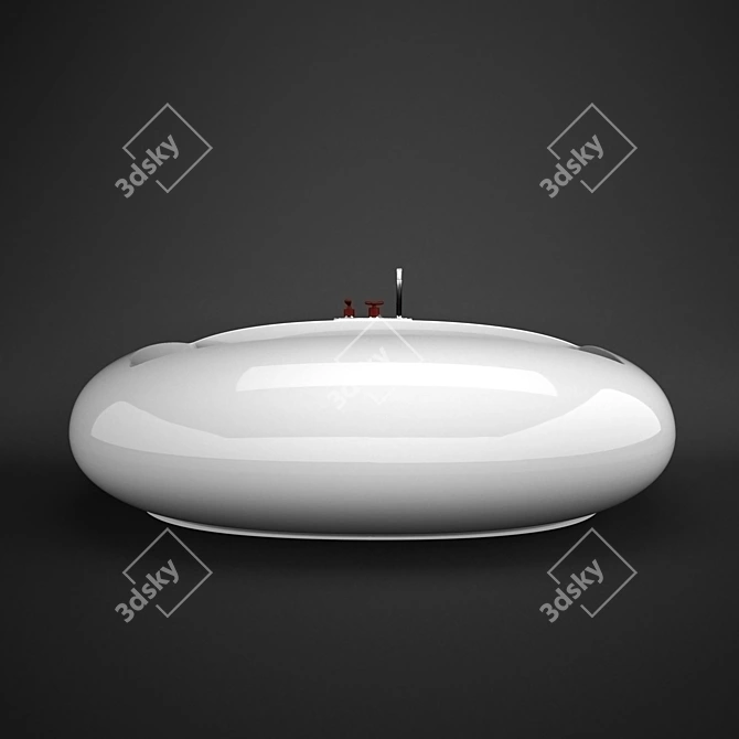 Marcel Wanders Luxe Bathtub 3D model image 2