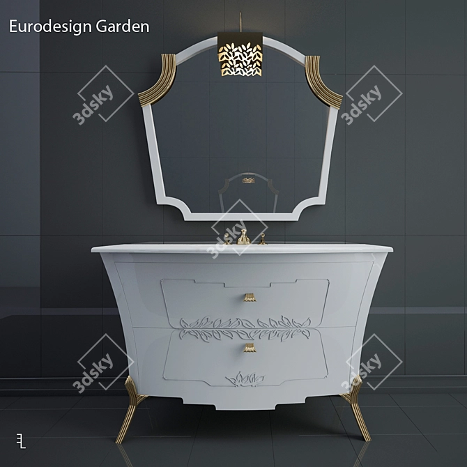 Eurodesign Bathroom Furniture 3D model image 1