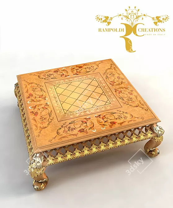 Rampoldi Creations Table: ALYS 34/C/R 92 3D model image 1