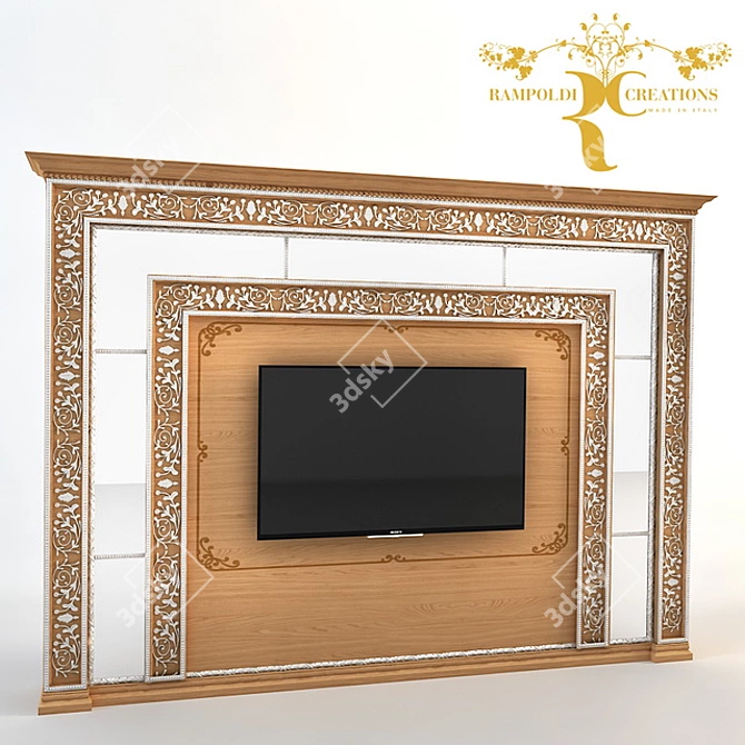 Elegant TV Wall Rampoldi 3D model image 1