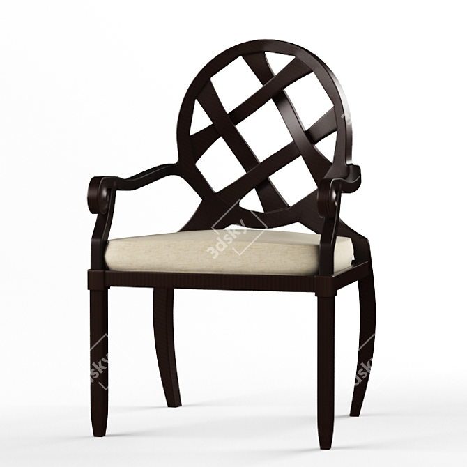 One-of-a-Kind Arm Chair 3D model image 1