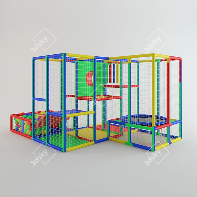 Baby House Play Complex | 6000*6000*3000 mm 3D model image 2