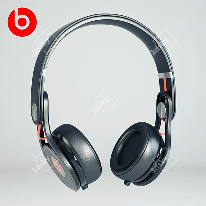 Beats Mixr: The Ultimate DJ Headphones 3D model image 1