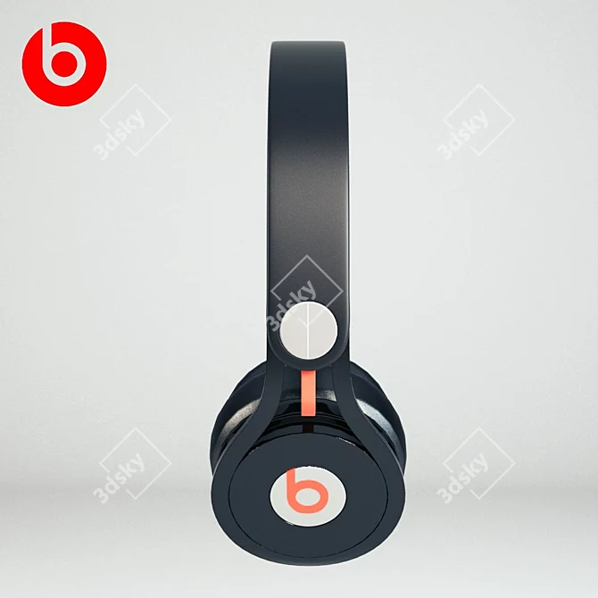 Beats Mixr: The Ultimate DJ Headphones 3D model image 2