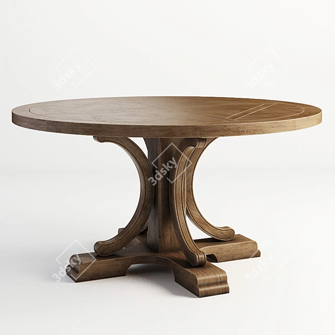 Alford Round Table - 301.009-2N7 3D model image 1