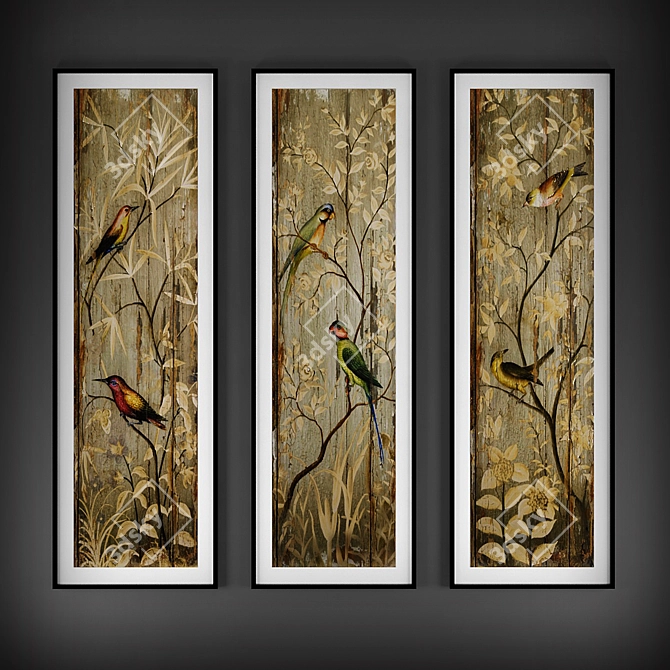 Avian Artistry: "The Birds" Collection 3D model image 2