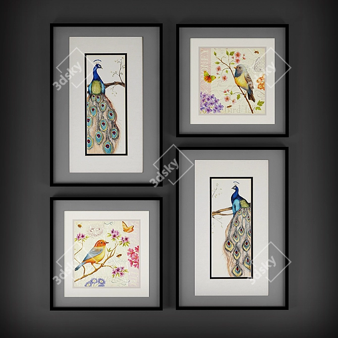 Avian Artistry: "The Birds" Collection 3D model image 3