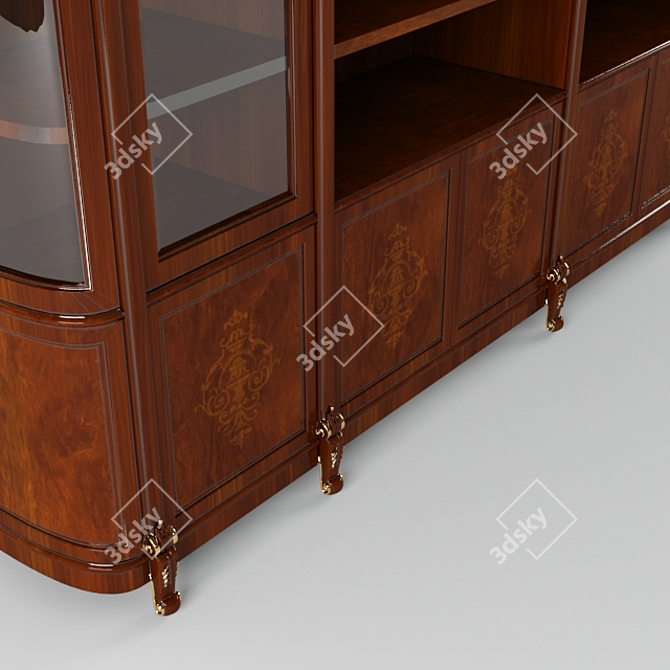 Classic Cabinet Grilli Rondo 3D model image 2