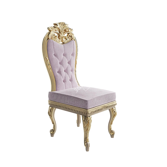 Luxury Socci Palace Chair 3D model image 1