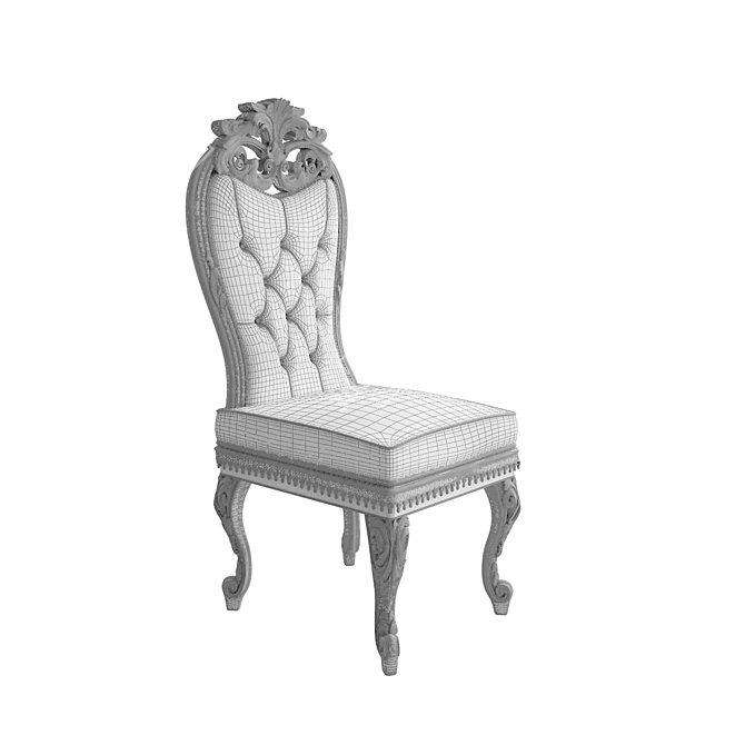 Luxury Socci Palace Chair 3D model image 2