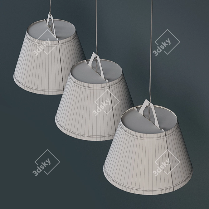 Customizable Perforated DIY Lamps 3D model image 3