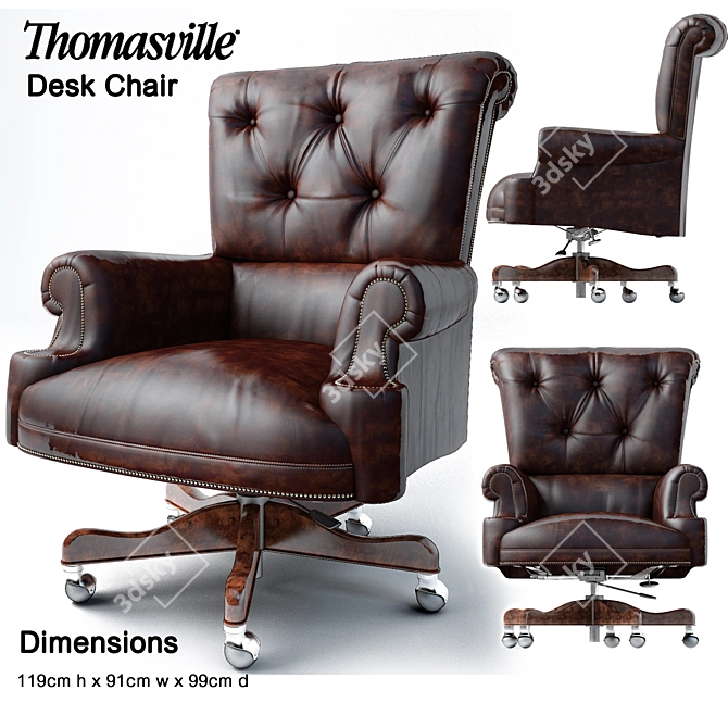 Thomasville Executive Office Chair 3D model image 1