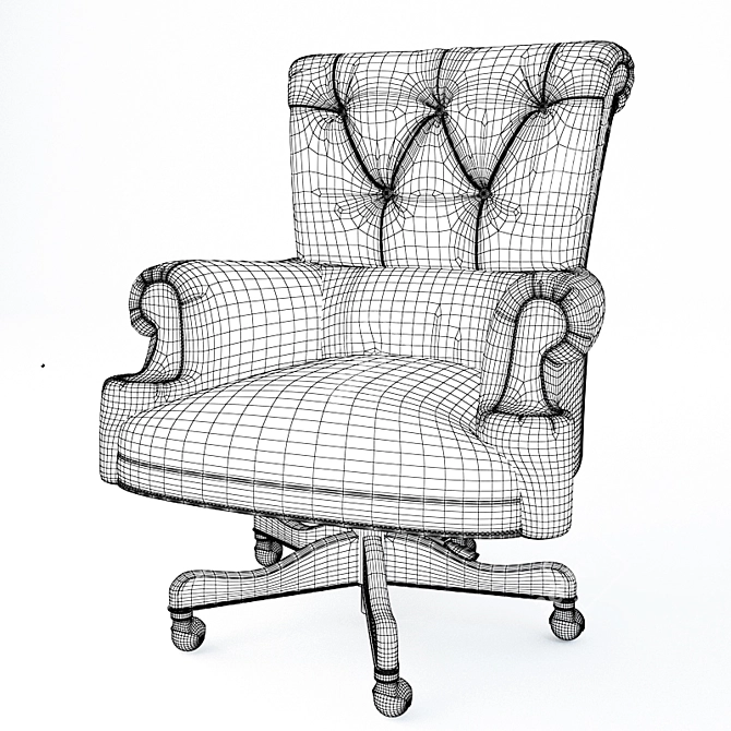 Thomasville Executive Office Chair 3D model image 2