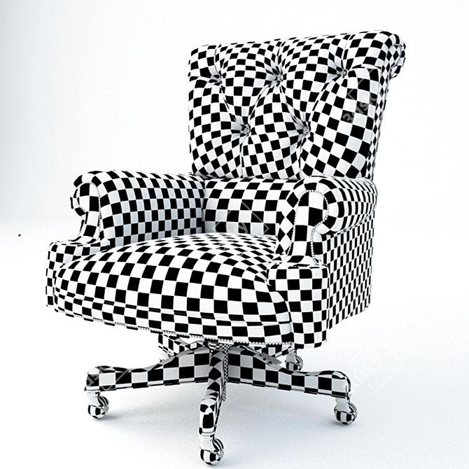 Thomasville Executive Office Chair 3D model image 3