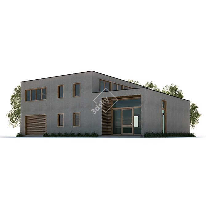 Sleek Urban Structure 3D model image 3