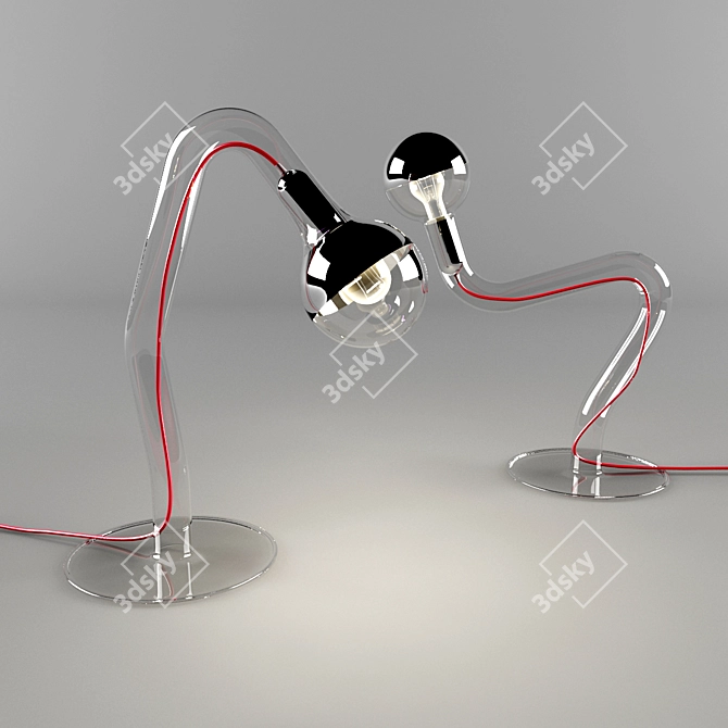 Elegant Filipo Table Lamp 3D model image 1