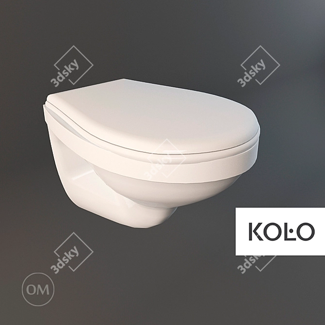 KOLO Hanging WC Idol - M13100 3D model image 1