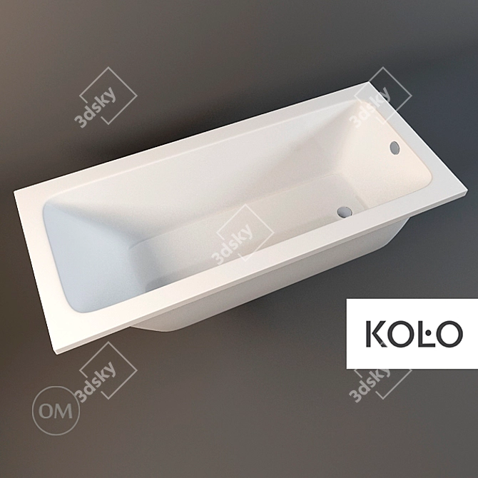 Sleek KOLO Bath MODO 3D model image 1