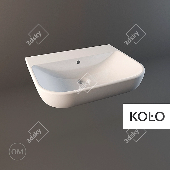 KOLO Classical Traffic 60cm Sink 3D model image 1