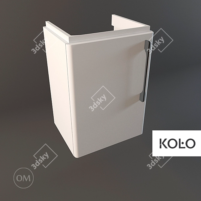 KOLO Traffic Bathroom Vanity Unit 3D model image 1