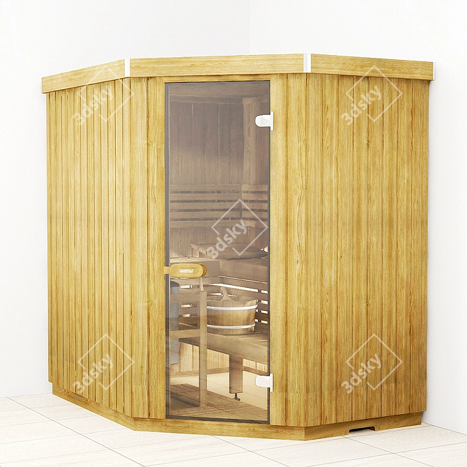 Harvia Variant Sauna: Pure Relaxation 3D model image 1