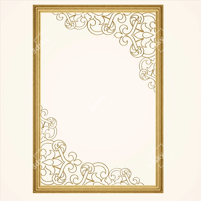 Stylish Frame for Your Memories 3D model image 1