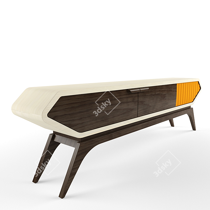 Handcrafted Custom Sideboard by Jory 3D model image 2