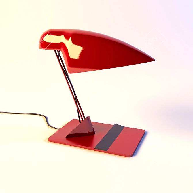 Modern Ptero Lamp: Innovative Design 3D model image 1