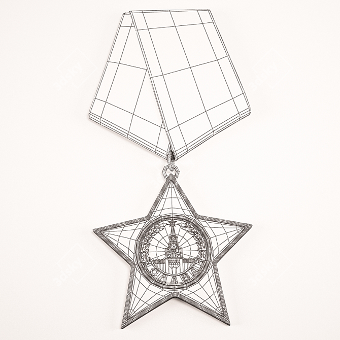 Order of Glory - Soviet Military Honour 3D model image 2