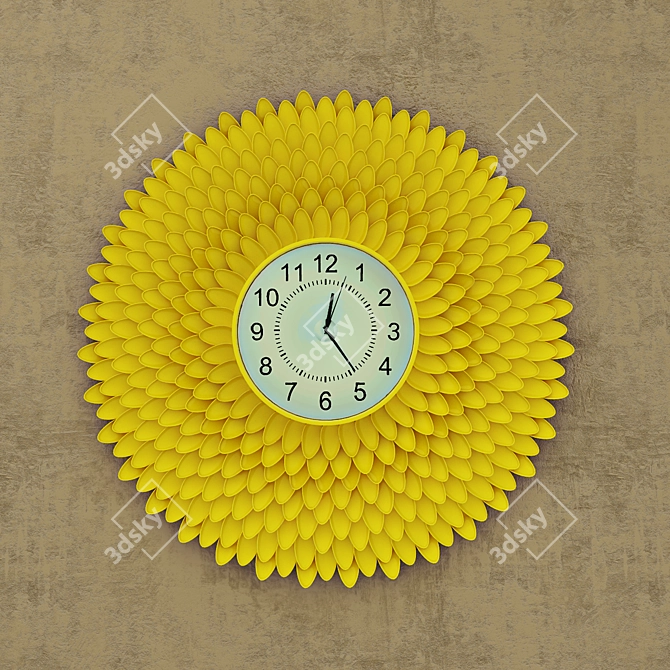 Elegant Timepieces for Walls. 3D model image 1