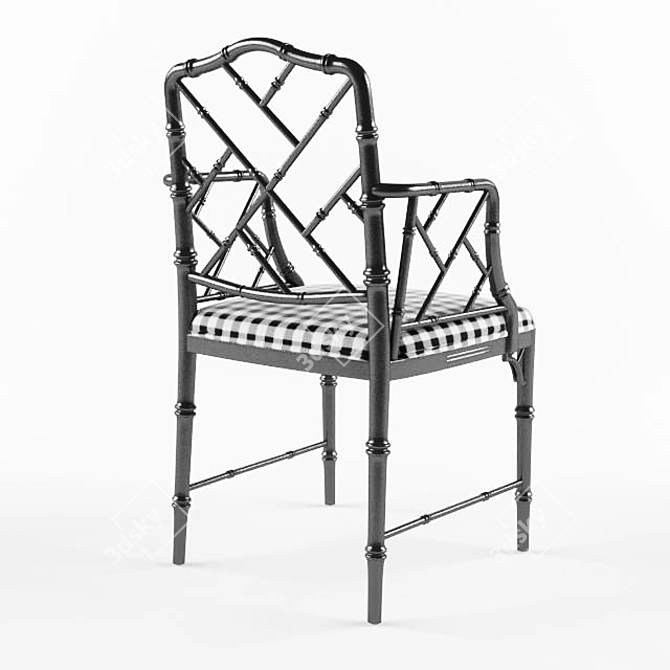 Eichholtz Infinity Armchair: Timeless Elegance 3D model image 3