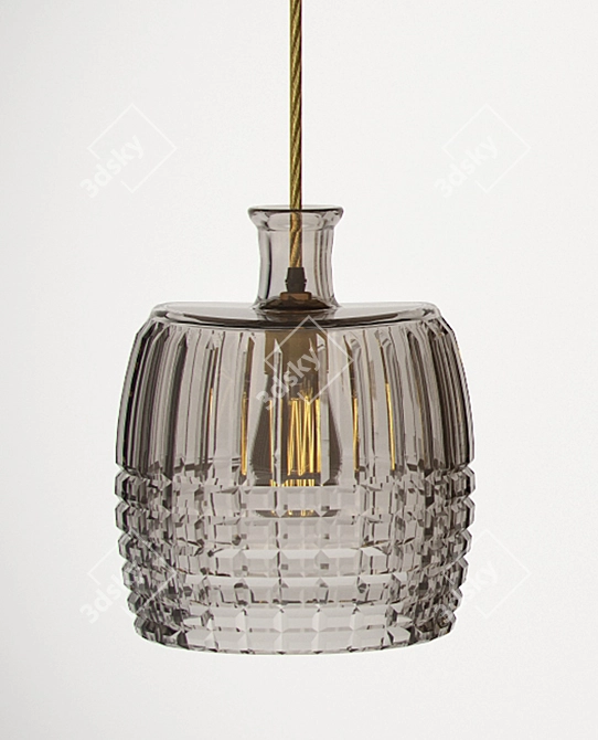 Clear Carafe Lampshade: Elegantly Illuminate Your Space 3D model image 2