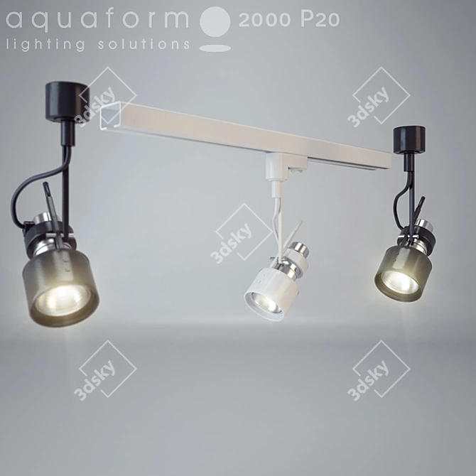 Aquaform Spot Lights: Track & Ceiling 3D model image 1