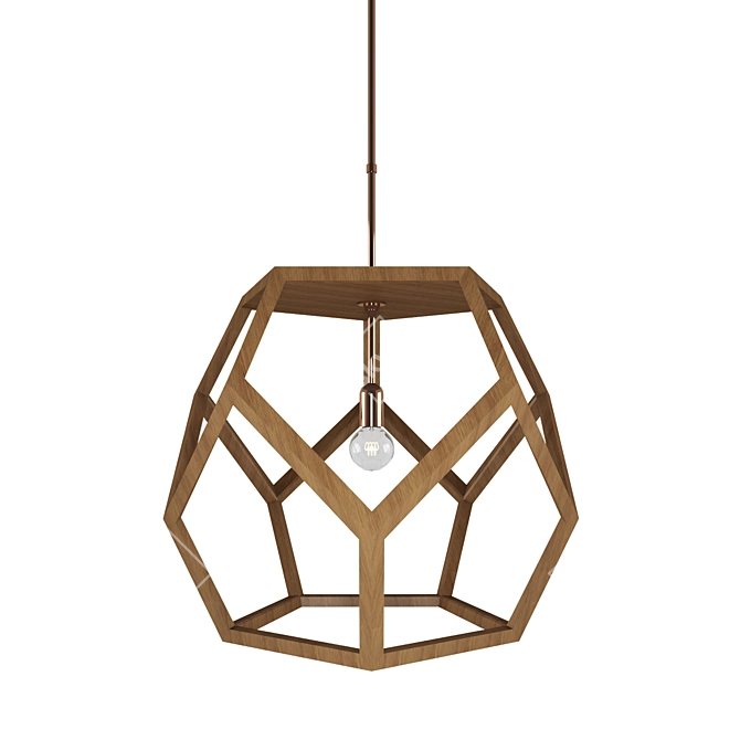 Ralph Lauren Wood Pendant 3D model image 1