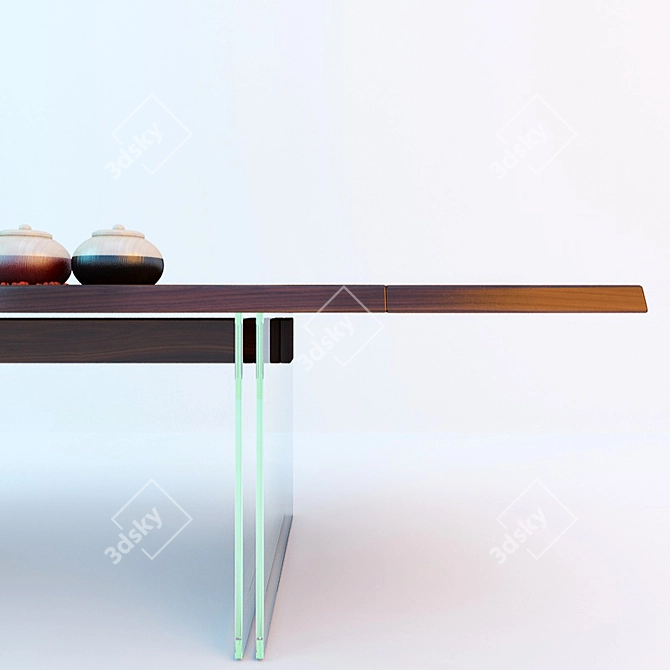 Modern Minimalist Table: IKON DRIVE 3D model image 2