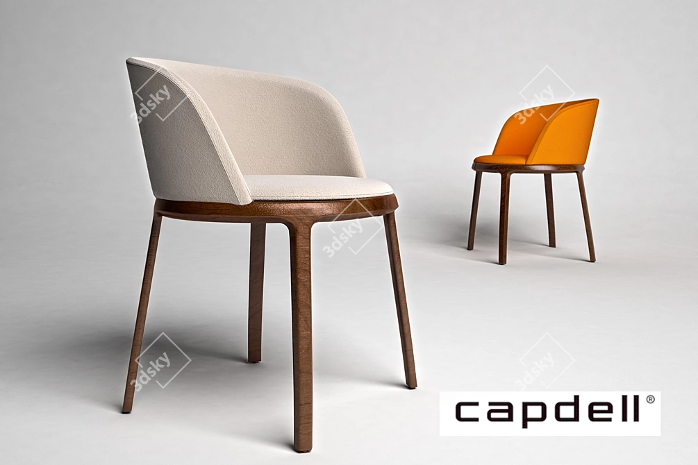 Aro Chair: Stylish Comfort 3D model image 1