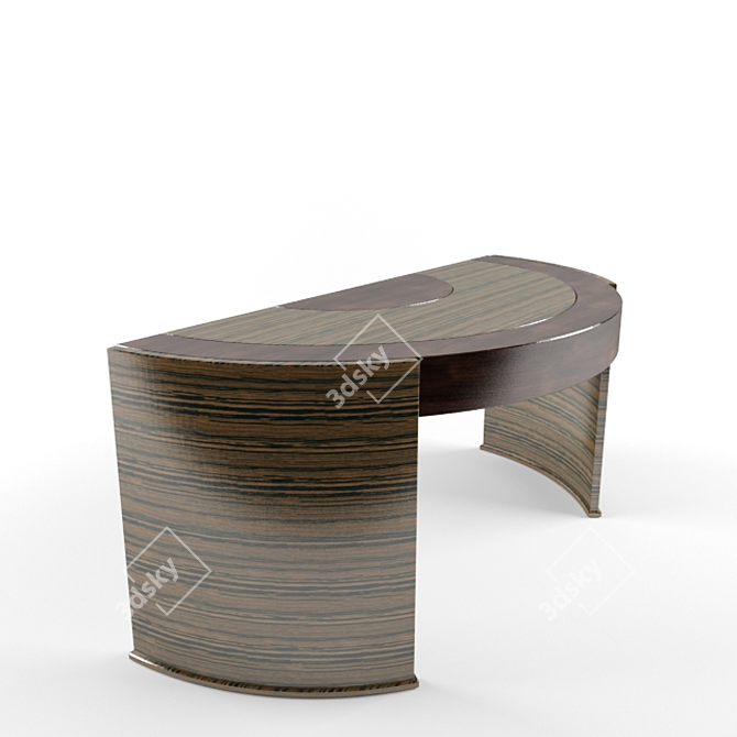 Sleek Writing Desk in Capital Collection 3D model image 1