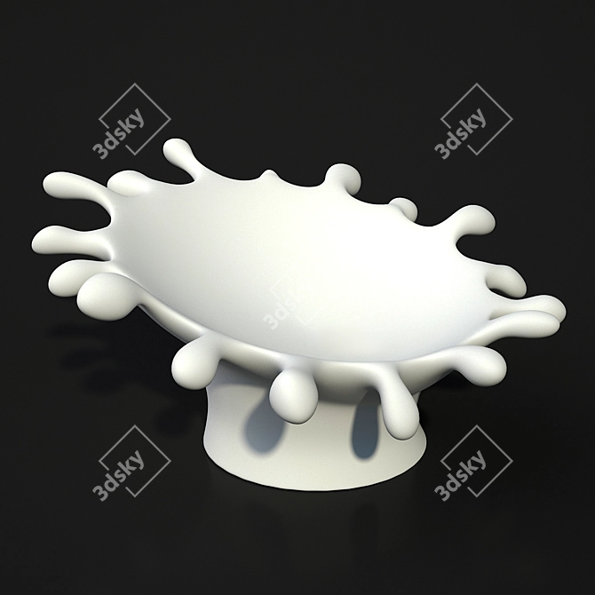 Refreshing Relaxation: Splash Lounge 3D model image 1