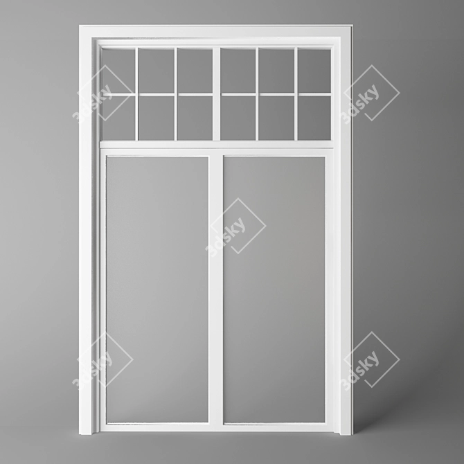 Classic Sunlight Door & Window 3D model image 2