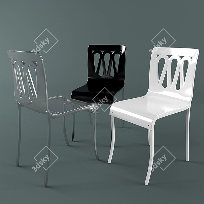 Ciacci Camilla Modern Italian Dining Chair 3D model image 1