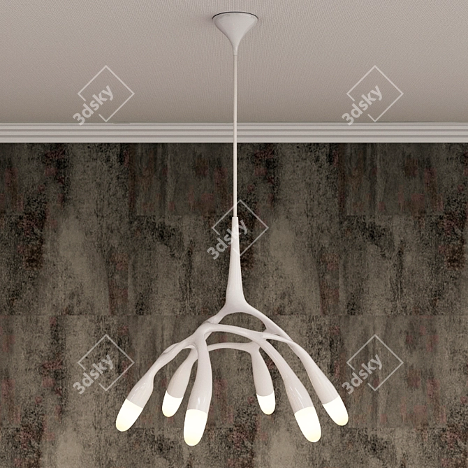 Title: NLC Next Pendant - Modern and Versatile Lighting 3D model image 3