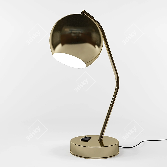 Gleaming Gumball Desk Lamp 3D model image 2