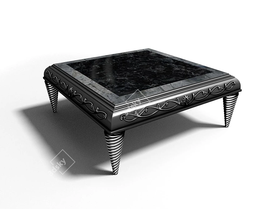 Sleek Babel Coffee Table 3D model image 1