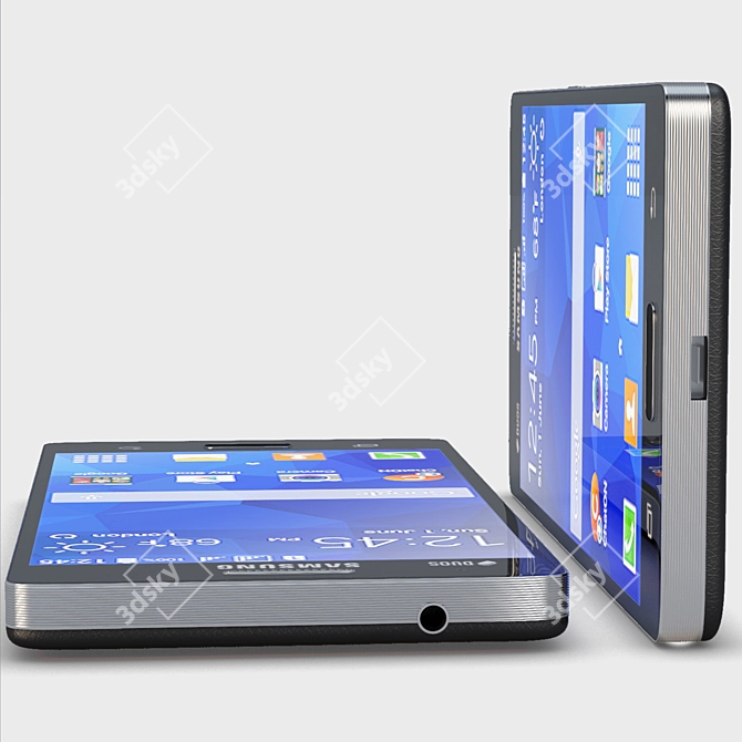 Powerful Samsung Galaxy Core 2 3D model image 2