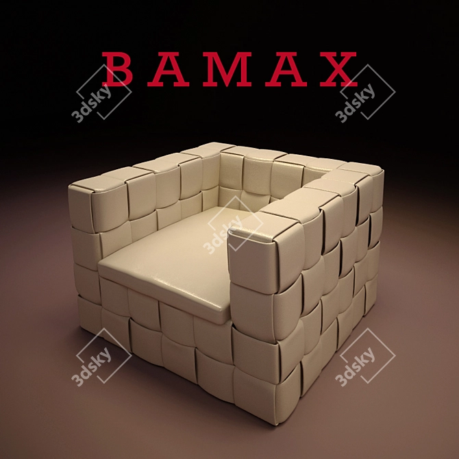 Bamax Theodore Armchair 3D model image 1