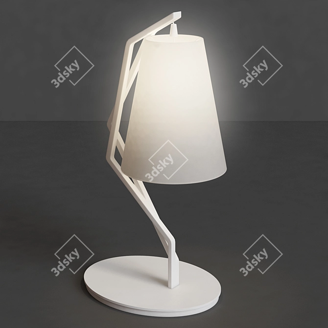 Sleek Modern Desk Lamp 3D model image 1